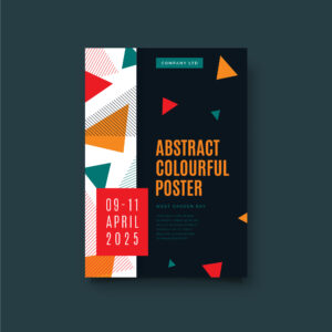 Abstract colorful Poster